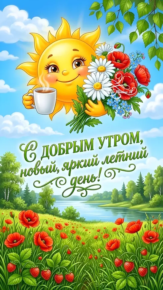 Подборка картинок «Летние открытки „С Добрым Утром!“»