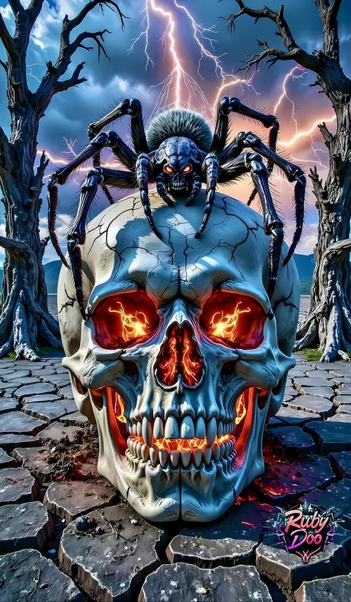 Image "Spider on the skull" (3584x6144)