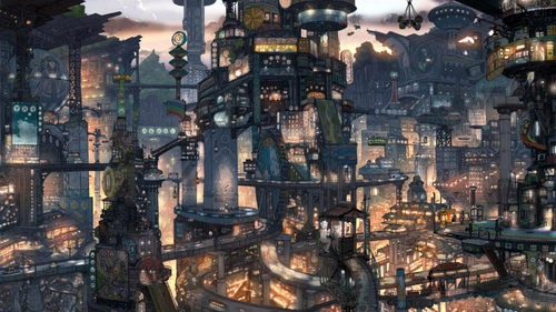 Image "Tokyo, digital art" (3840x2160)