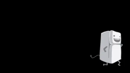 Image "Cool fridge on a black background" (1920x1080)