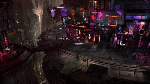Image "Cyberpunk night city" (3200x1803)
