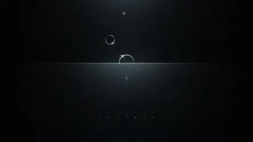Image "Minimalistic screensaver with three glowing rings on a dark background" (1920x1080)