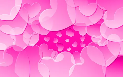 Image "Pink background with transparent hearts" (2880x1800)