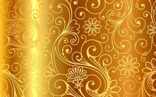 Image "Golden background with beautiful patterns" (4450x2780)