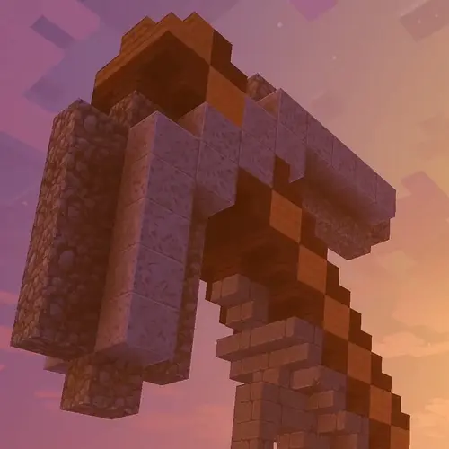 Image "Pickaxe from blocks in Minecraft" (1080x1081)