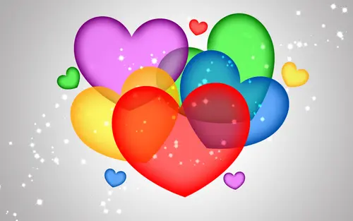 Image "Hearts of different colors" (3072x1920)