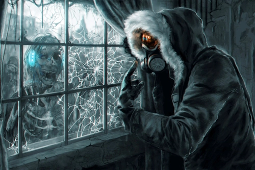 Image "Zombie apocalypse, cyberpunk" (2880x1920)