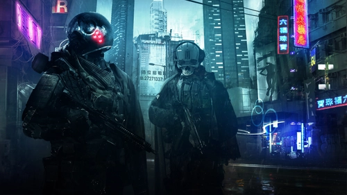 Image "Cyberpunk soldiers" (3840x2160)