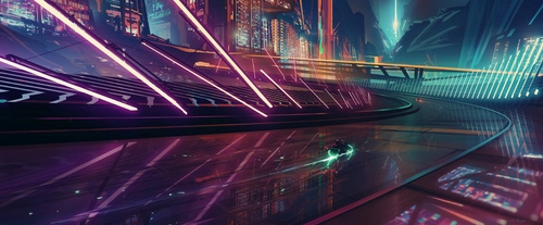 Image "Neon cyberpunk background" (3840x1590)