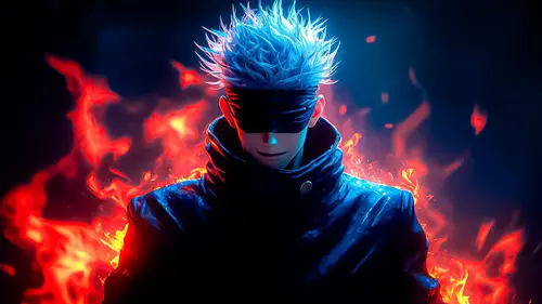 Image "Gojo Satoru, a character from the anime Jujutsu Kaisen" (1280x720)