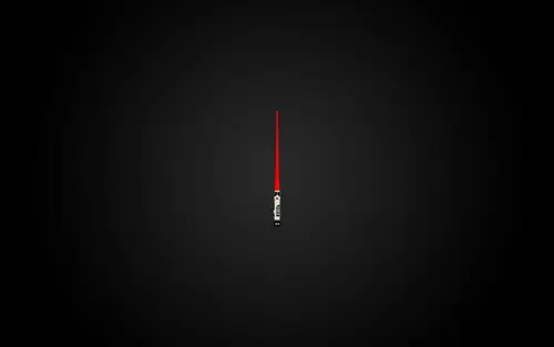 Image "Red lightsaber on black background" (2560x1600)