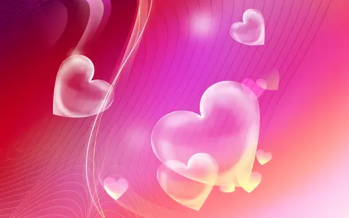 Image "Pink background, hearts" (3840x2400)