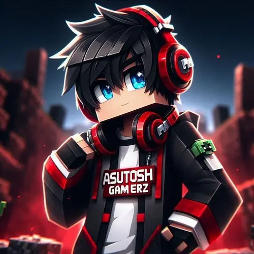 Image "An anime-style character with "ASUTOSH GAMERZ" written on his clothes" (1000x1000)