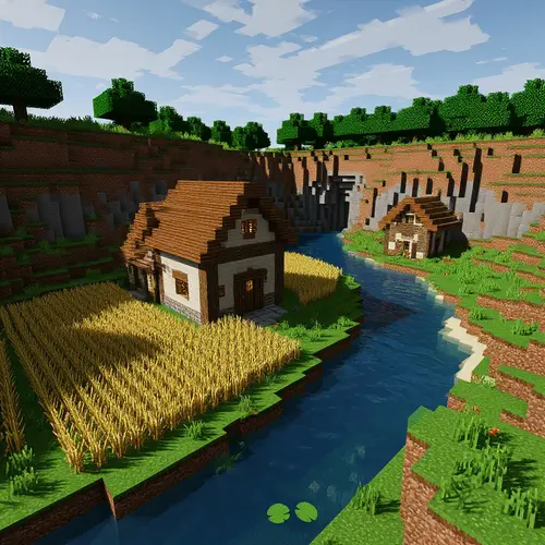 Image "Houses in Minecraft" (1024x1024)